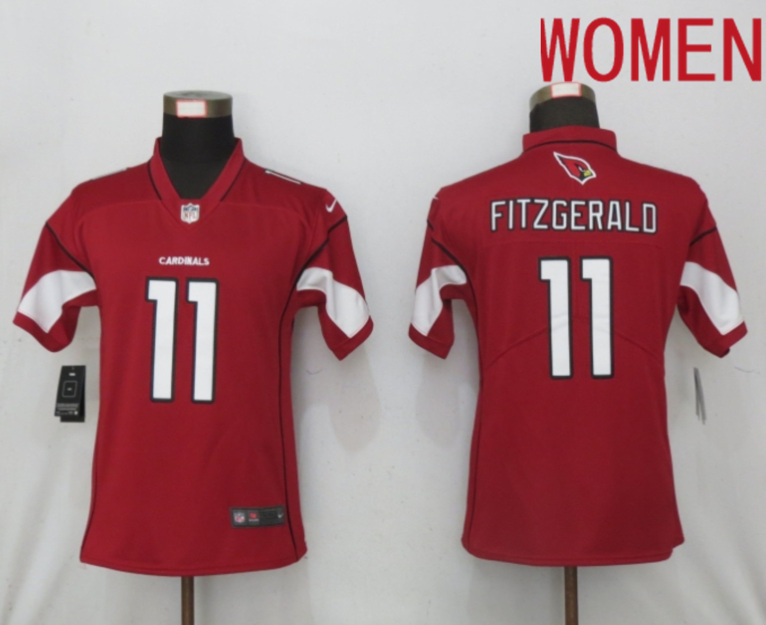 Women Arizona Cardinals #11 Fitzgerald Red 2020 Vapor Untouchable Elite Playe Nike NFL Jerseys